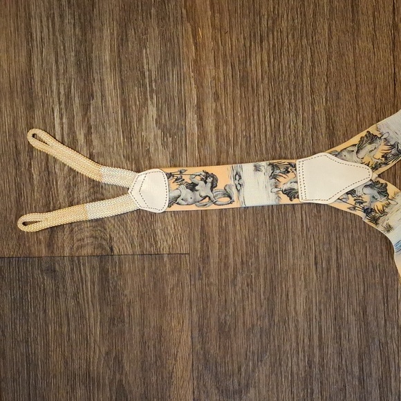 Rare Vintage Nymph Aphrodite Suspenders Braces. Made in England - Picture 6 of 15